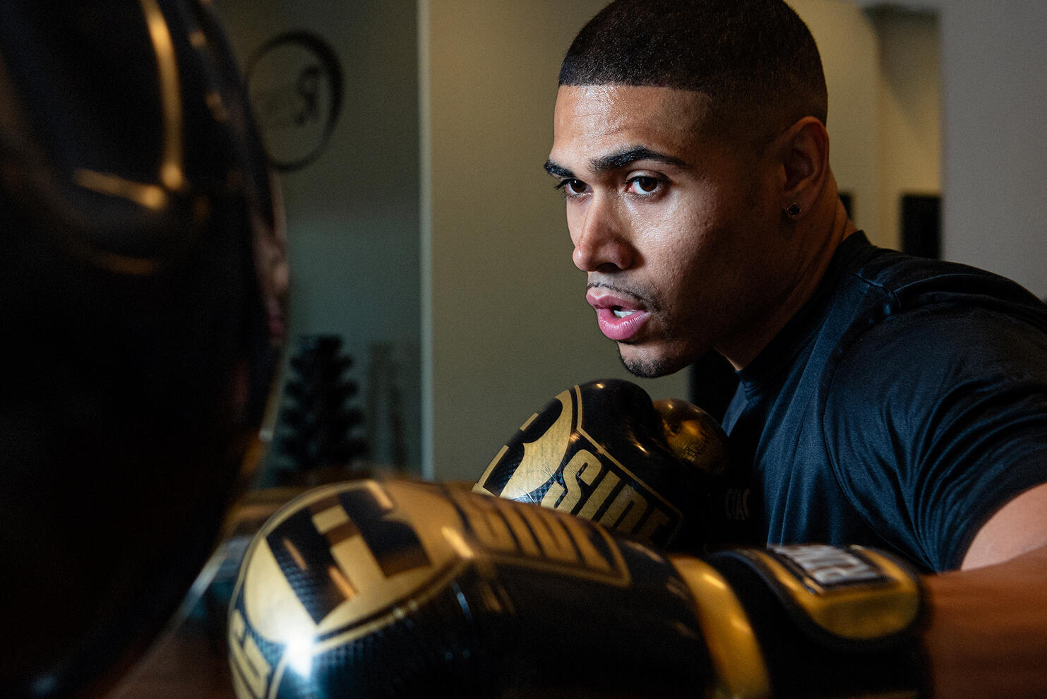 Personal Branding Personal branding portrait young black male boxer by Tampa photographer Sidney Oster