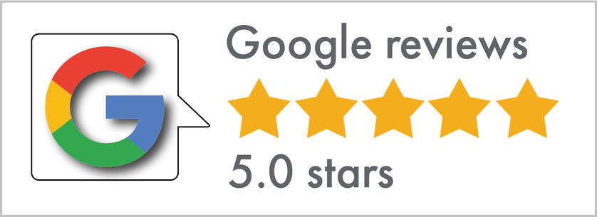 Google review banner five stars 5 star Google reviews Sidney Oster Photography Tampa Bay professional photographer corporate headshots events